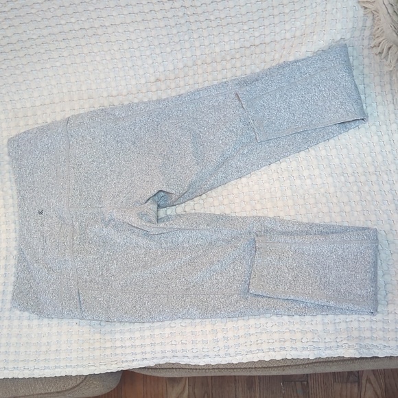 Kyodan S Heather grey gray legging with pockets on both upper sides - Picture 5 of 6